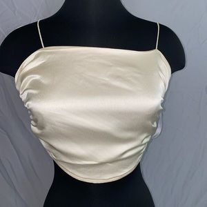 Silky Tie Sleeve top